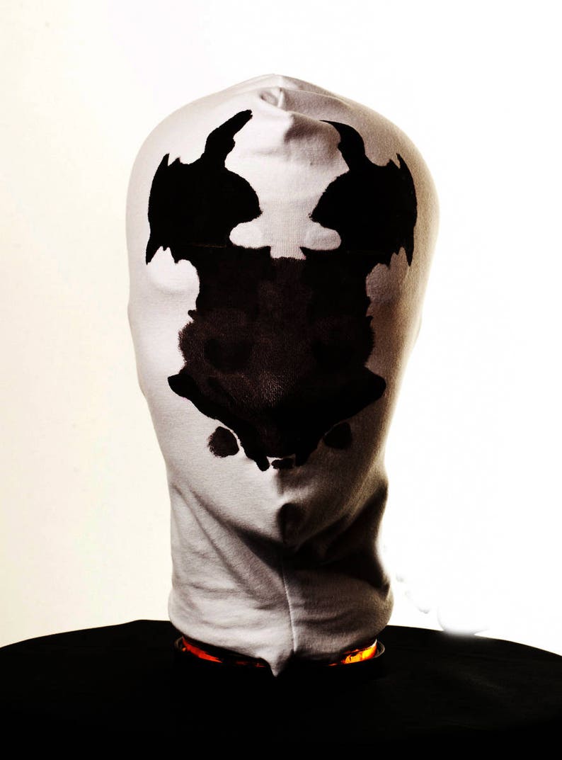 Rorschach Mask With REAL Moving Inkblots