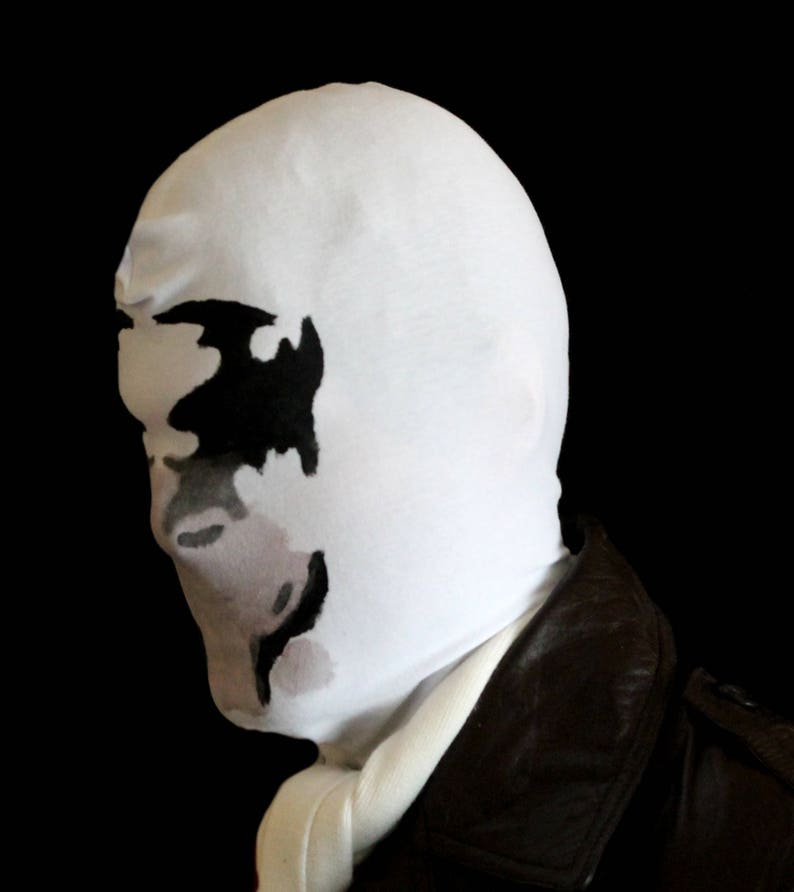 Rorschach Mask With REAL Moving Inkblots