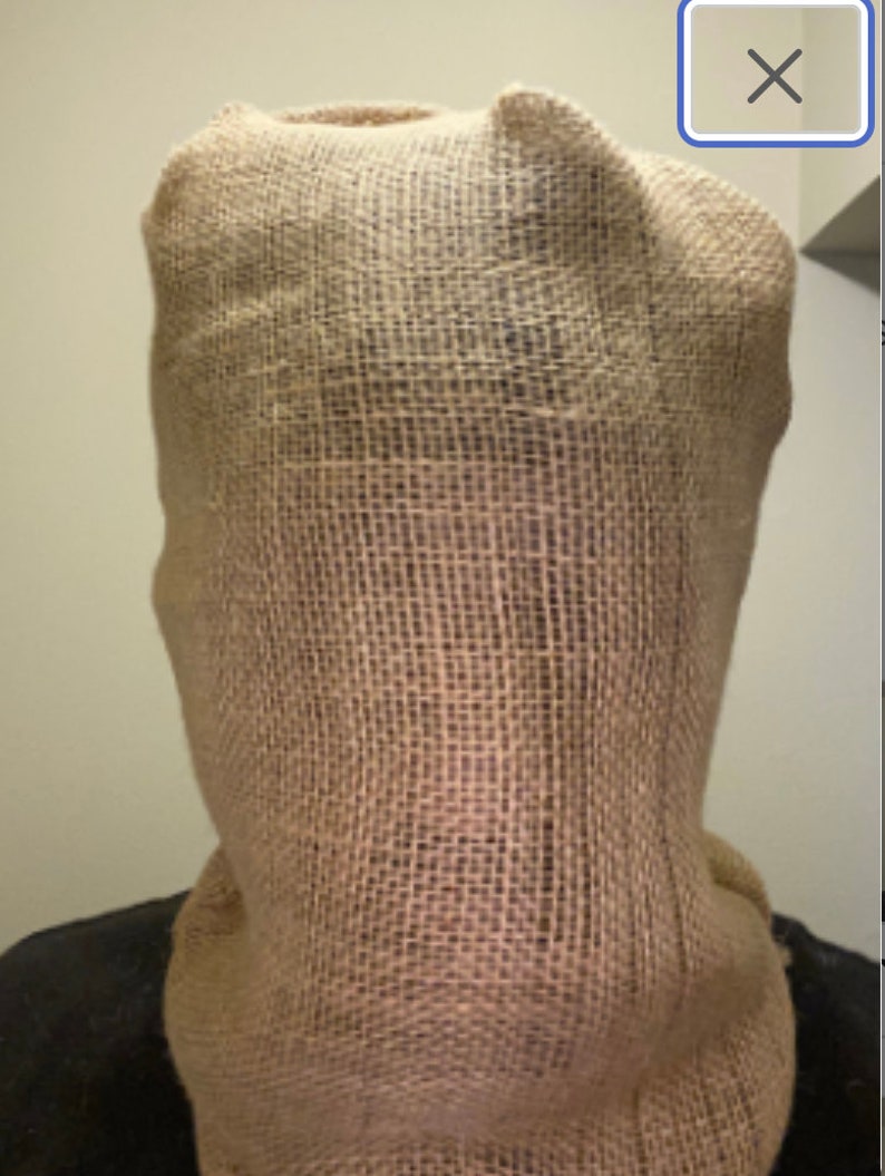 Burlap Full-Head Hood 185