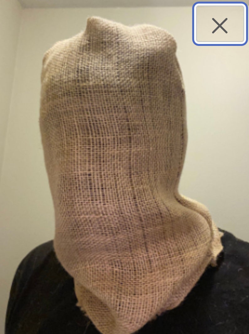 Burlap Full-Head Hood 185