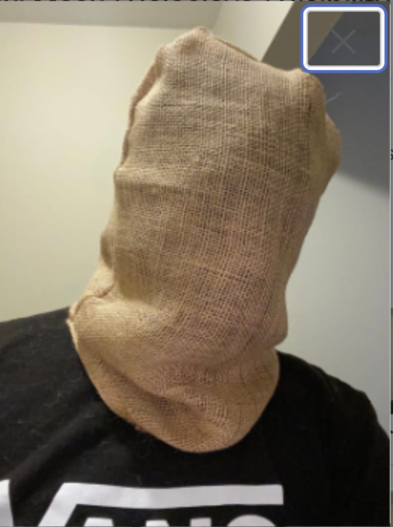 Burlap Full-Head Hood 185
