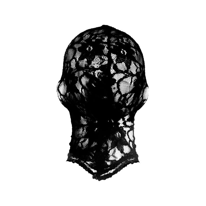 Lace Hood Mask – Rave, Festival & Masquerade Style