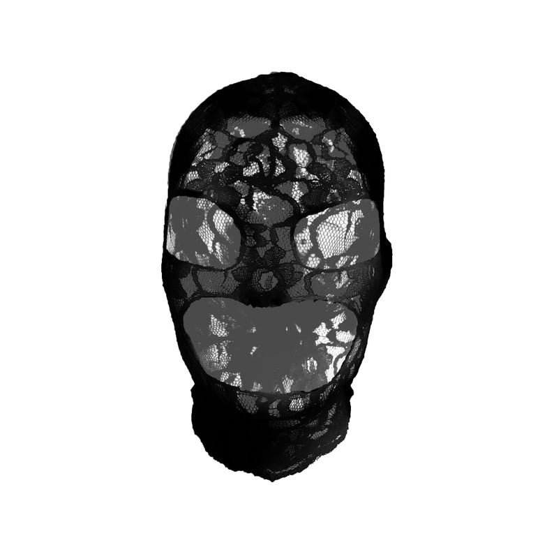 Lace Hood Mask – Rave, Festival & Masquerade Style