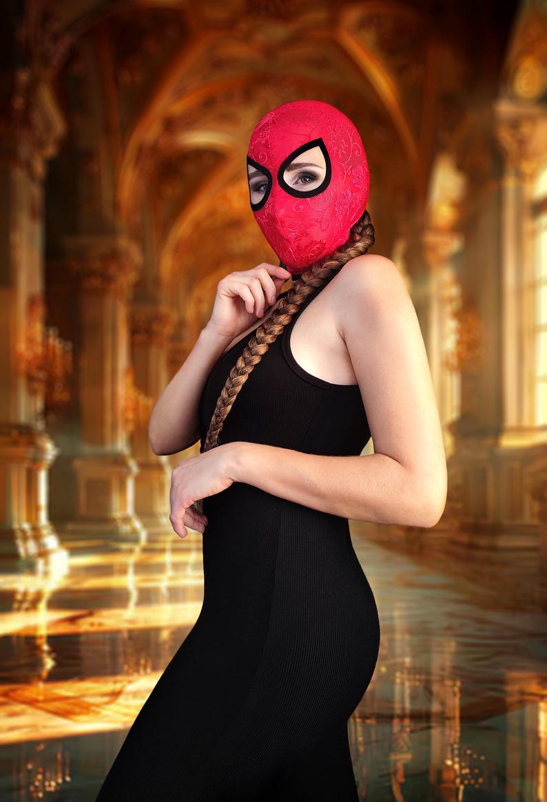 Handmade lace bandage mask
