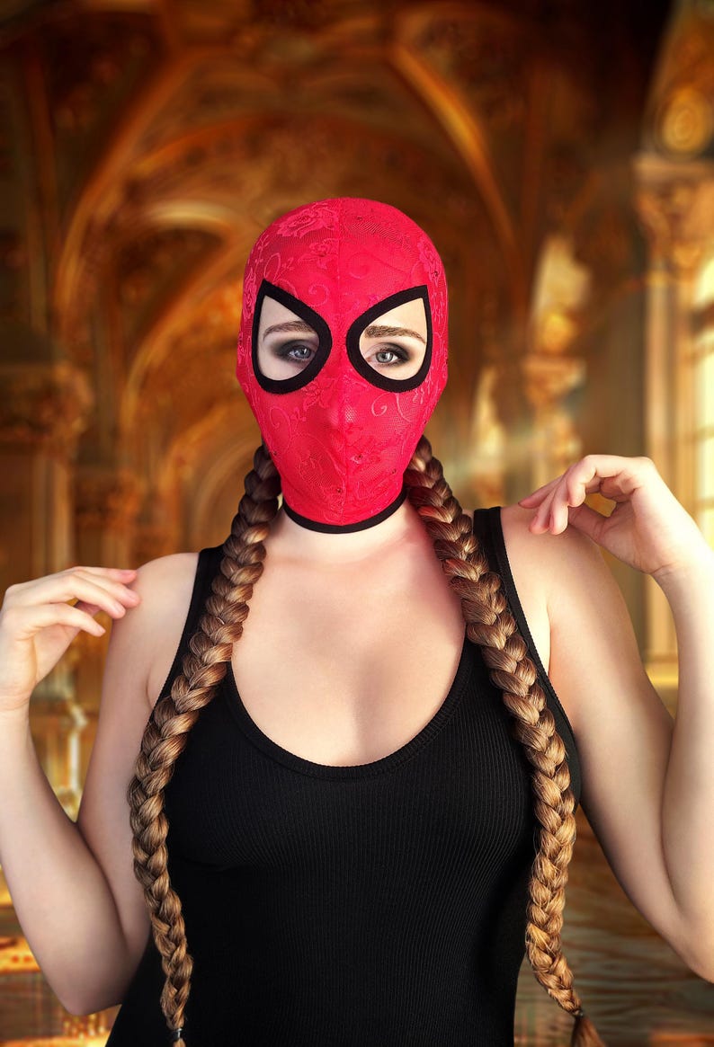 Handmade lace bandage mask