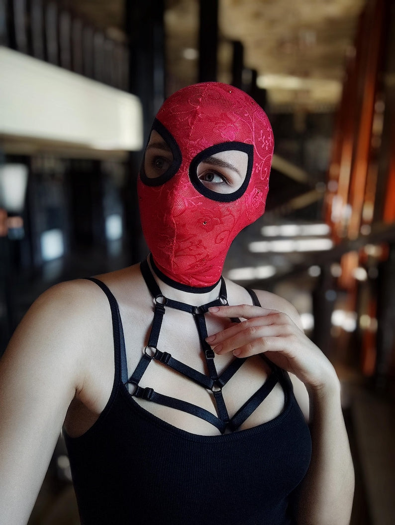 Handmade lace bandage mask
