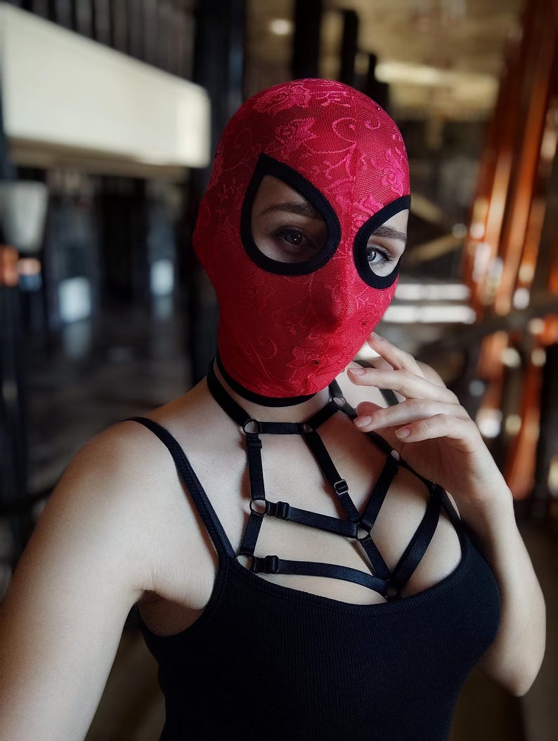 Handmade lace bandage mask