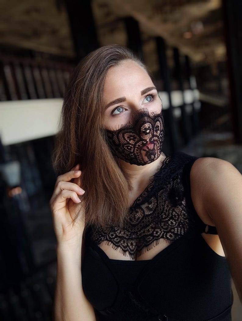 Handmade Lace mask,Rave mask.