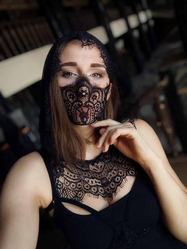 Handmade Lace mask,Rave mask.