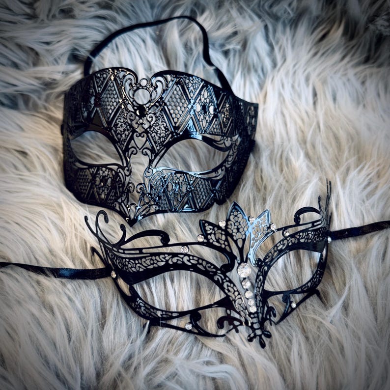 Women Venetian Mask & Men’s Phantom Mask
