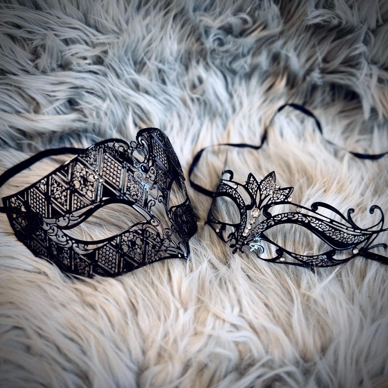 Women Venetian Mask & Men’s Phantom Mask