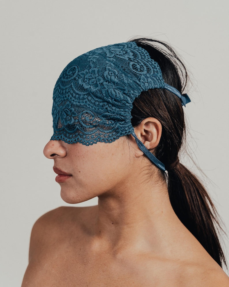 Lightweight and breathable lace eye mask 62