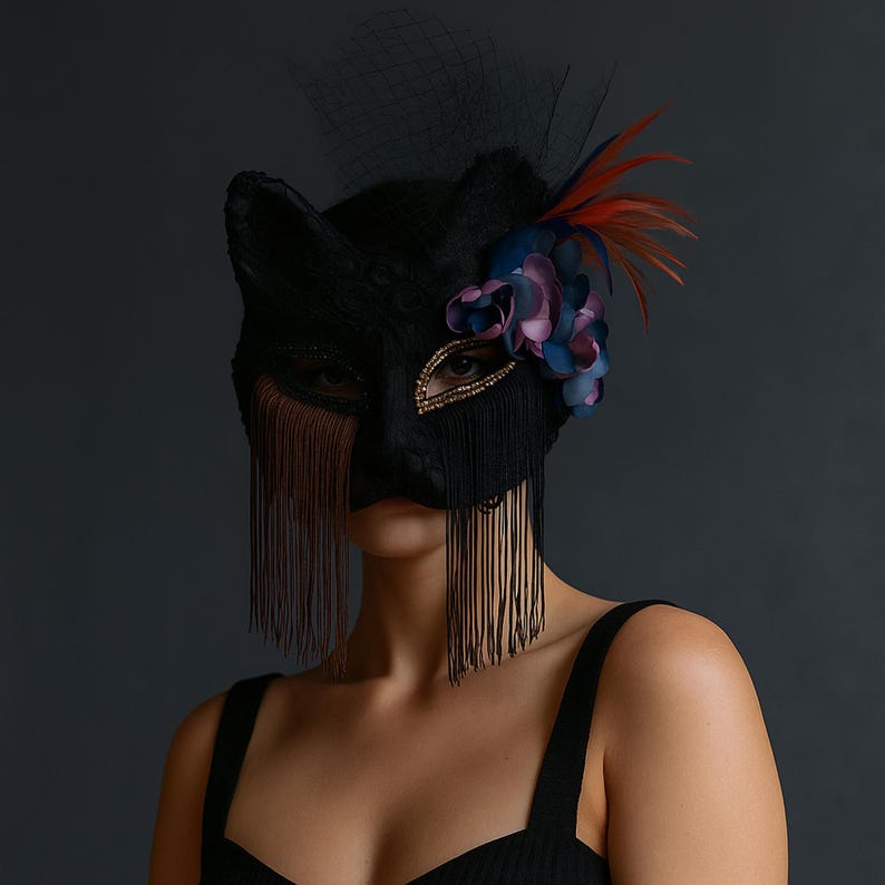 Lace Full Face Masquerade Mask