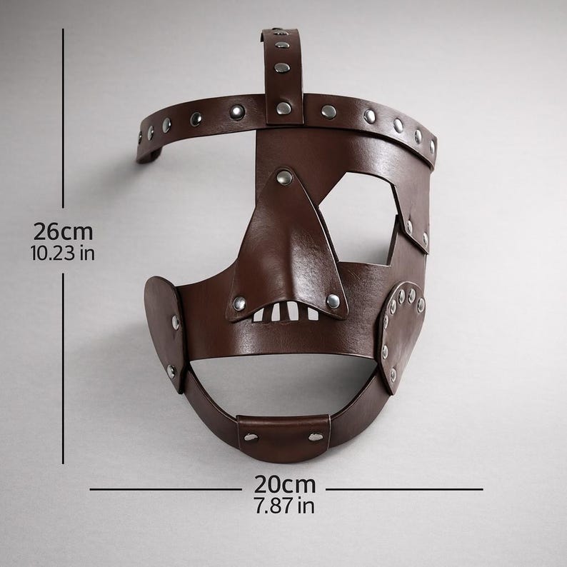 Halloween Leather Face Mask 230