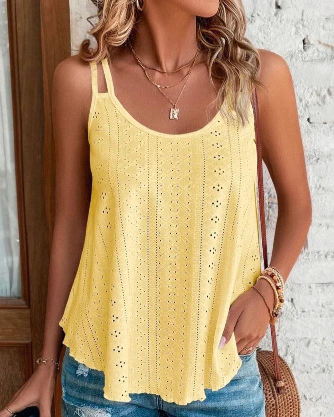 Lunimesd Crew Neck Sleeveless Tank Top