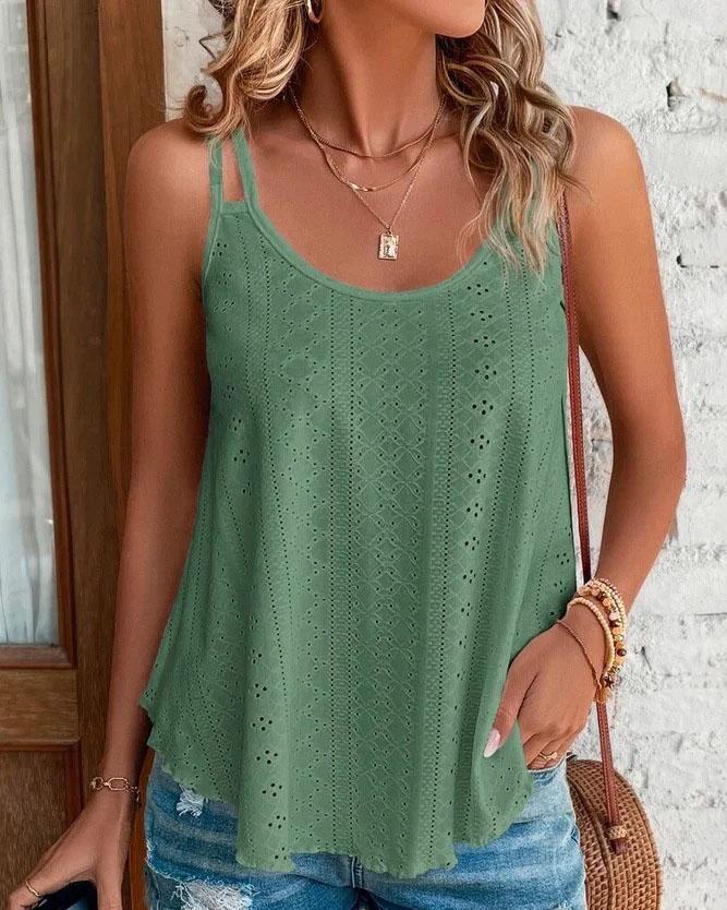 Lunimesd Crew Neck Sleeveless Tank Top