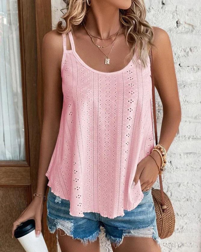Lunimesd Crew Neck Sleeveless Tank Top