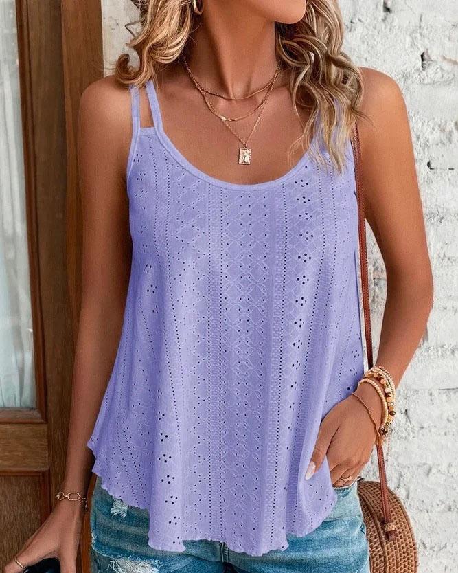 Lunimesd Crew Neck Sleeveless Tank Top