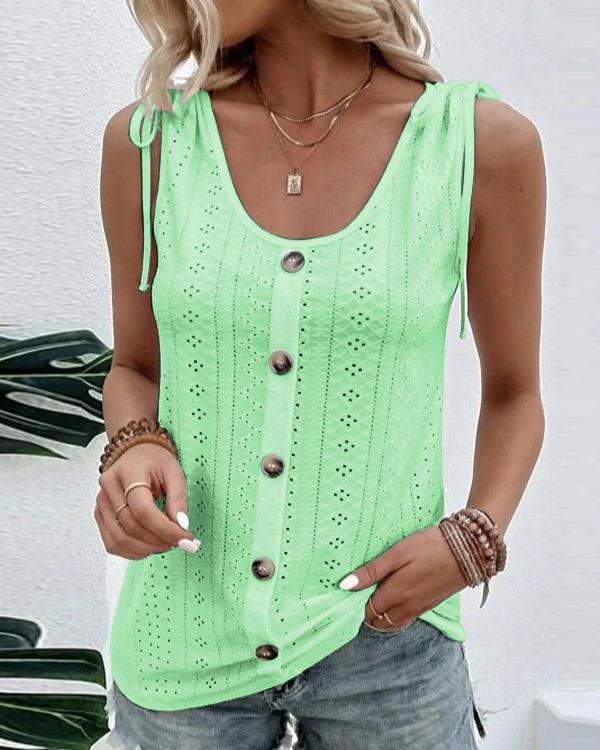Lunimesd Solid Scoop Neck Tank