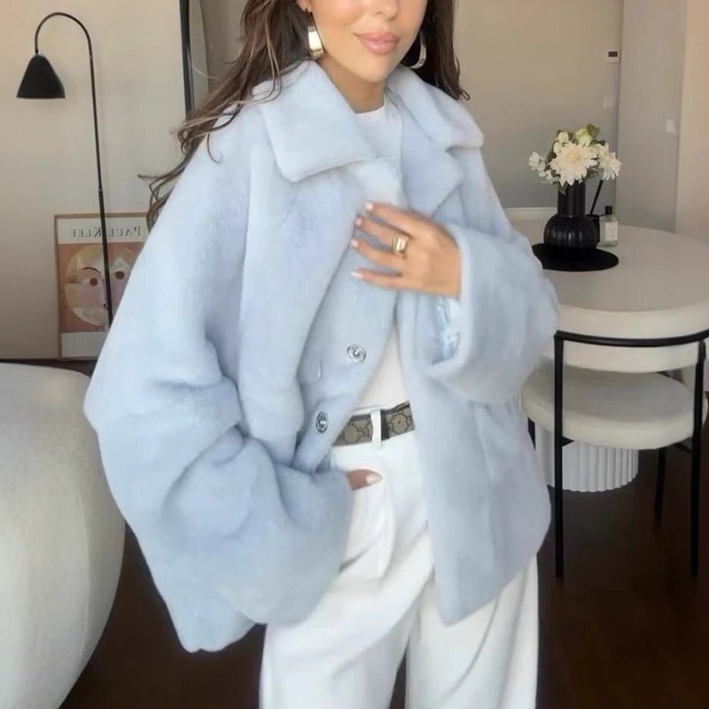 Manny Plush Short Coat