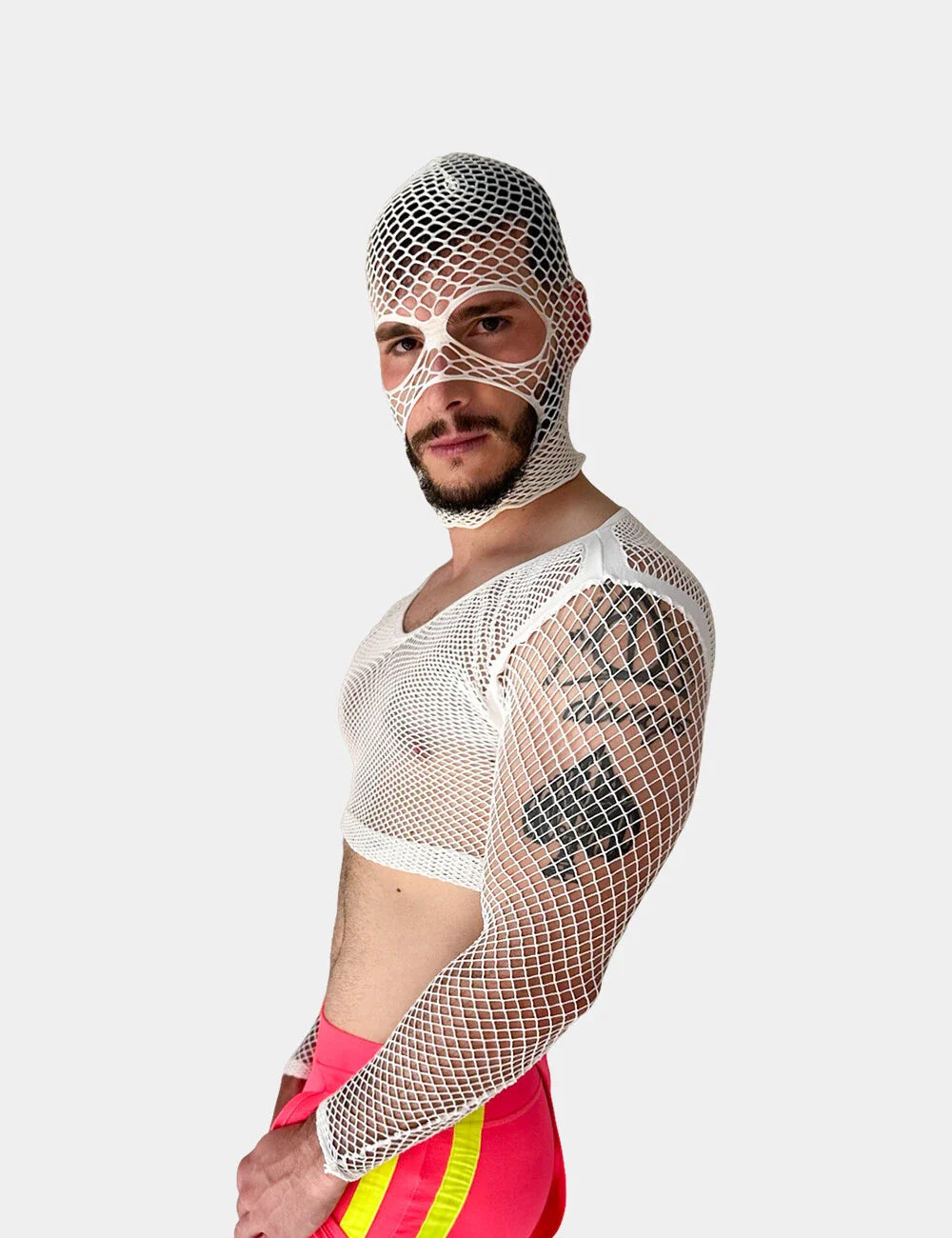 White Mesh Full-Face Mask 103