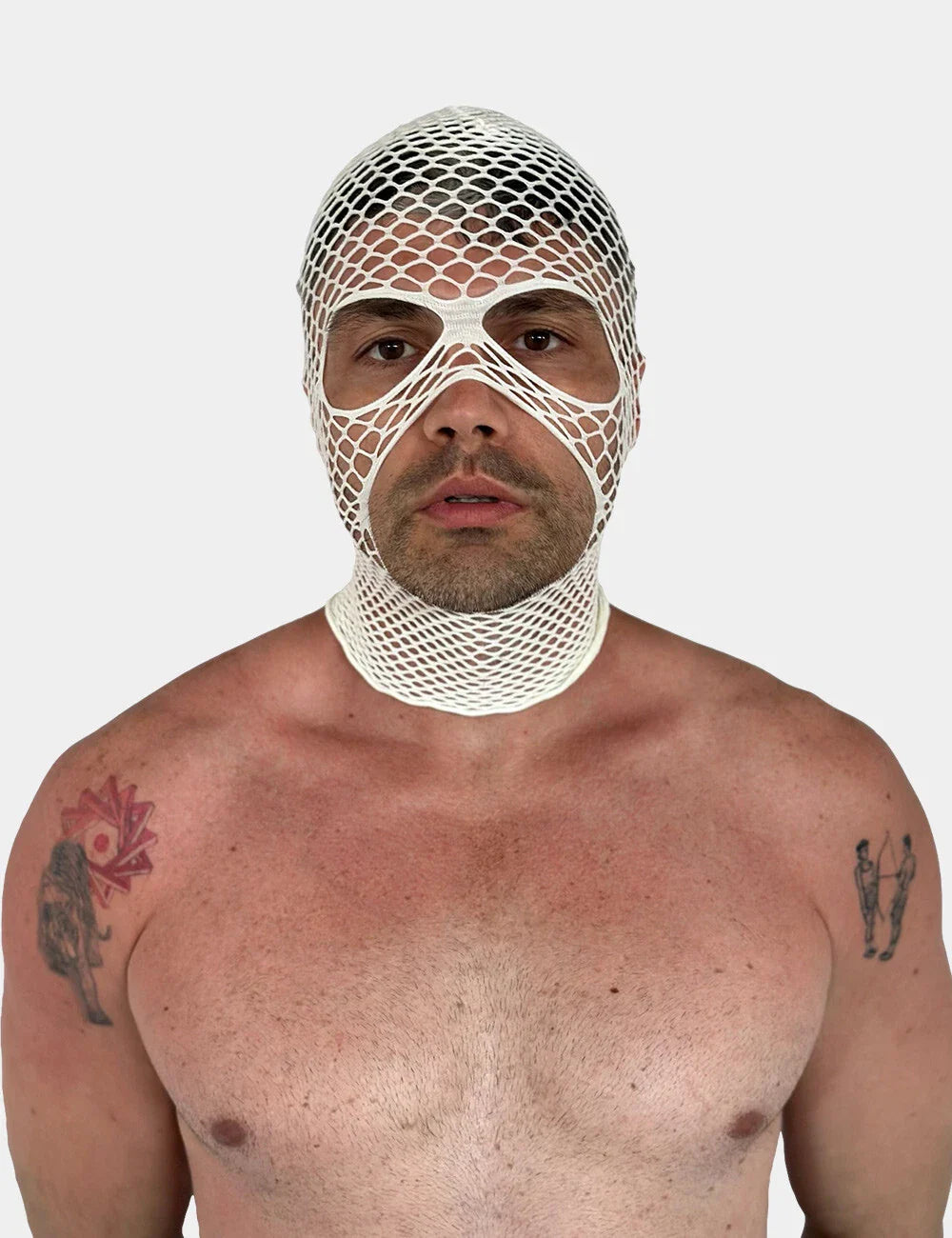 White Mesh Full-Face Mask 103