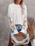 Lunimesd Lace Hollow Sweater